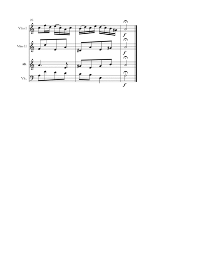 3 Couleurs anciennes / pour Quatuor à Cordes / (1er Mouvement) String Quartet scores gallery preview page 4
