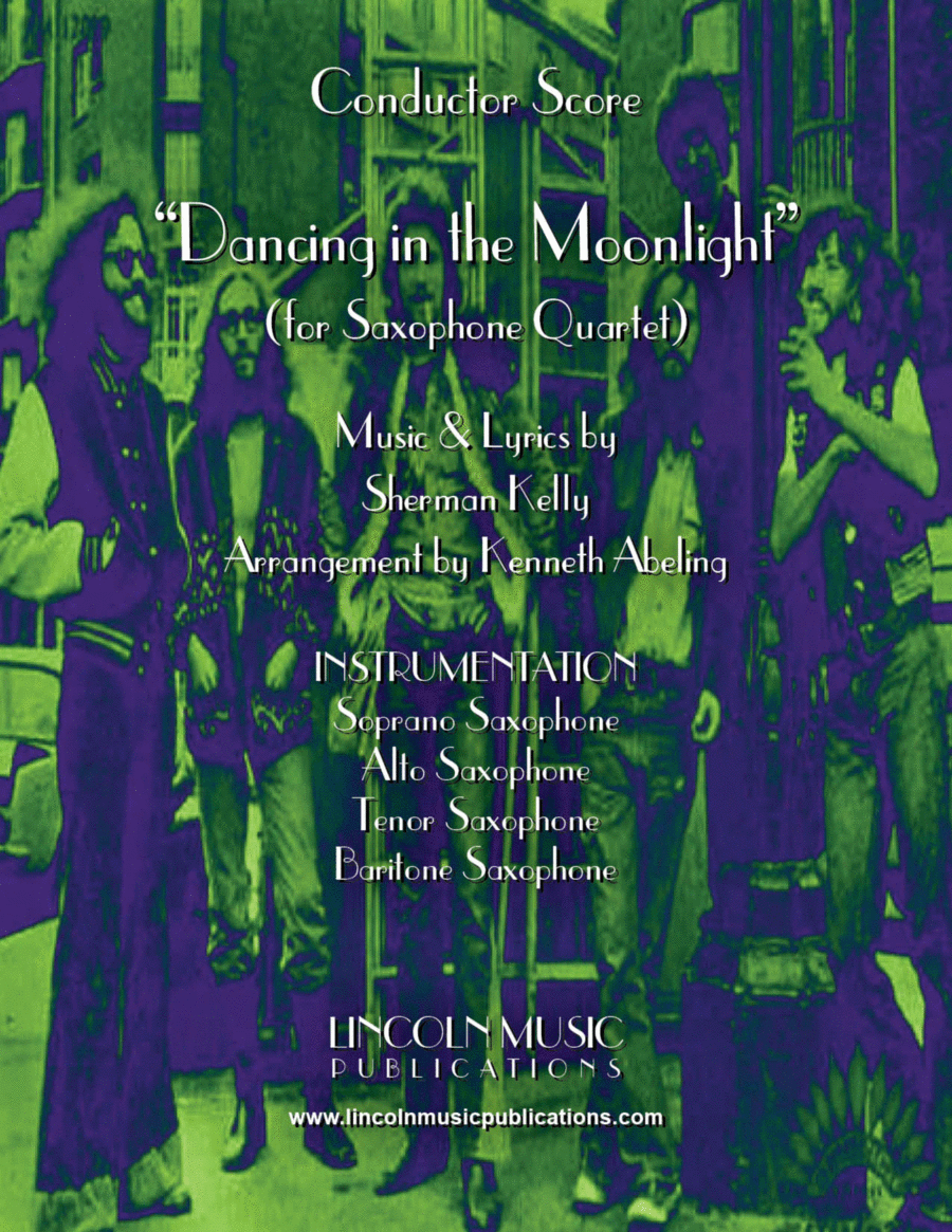 Dancin' In The Moonlight Dancin' In The Moonlight Saxophone Quartet scores gallery preview page 1
