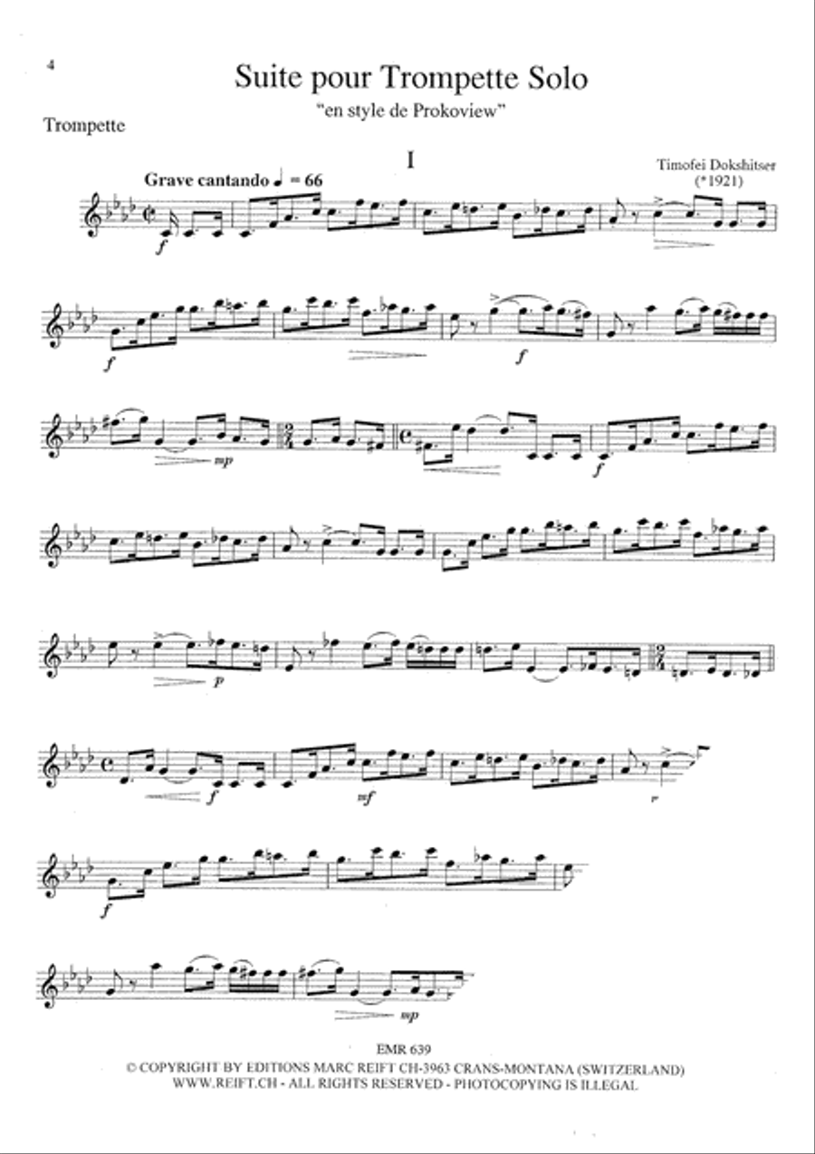 Suite Cornet scores gallery preview page 3