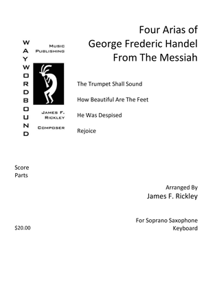 Book cover for Four Arias from The Messiah of George Frederic Handel