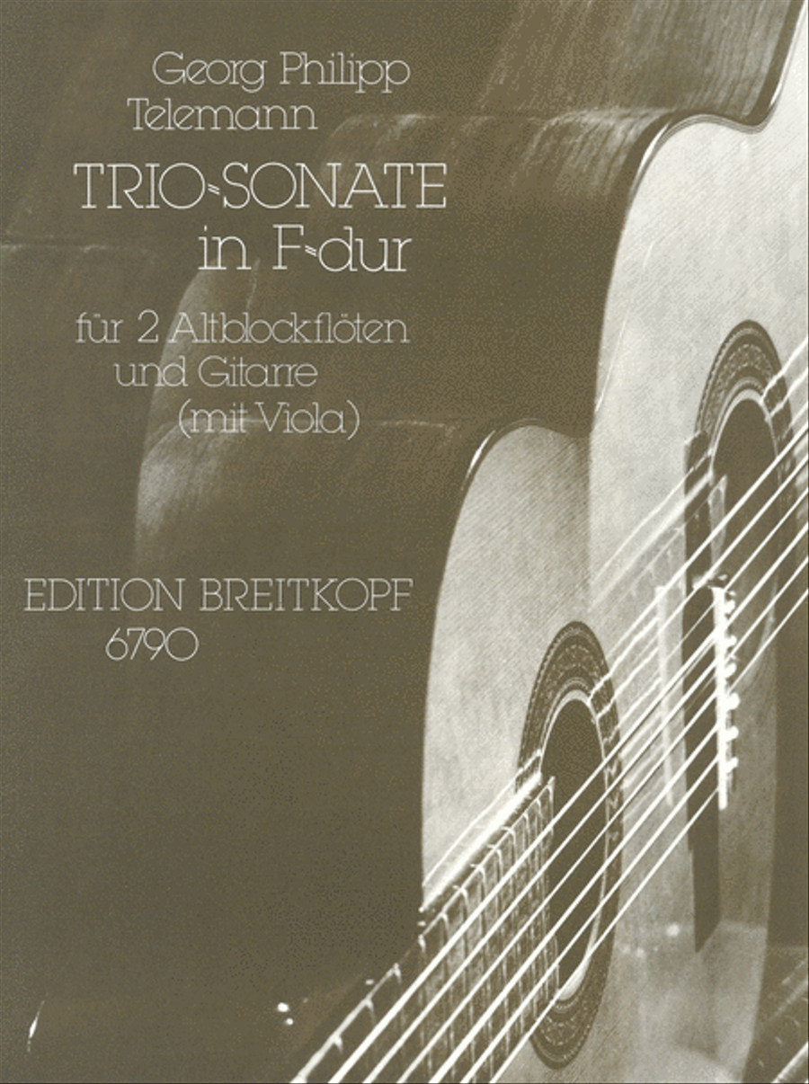 Trio Sonata in F major Trio Sonata in F major Score scores gallery preview page 1