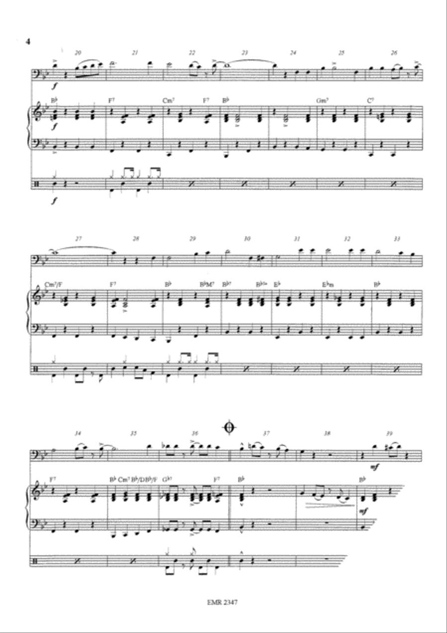 Home on the Range Piano Accompaniment scores gallery preview page 4