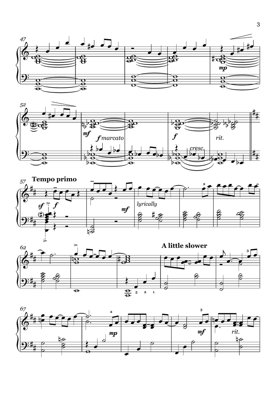 Utopia (Solo Piano Concert Piece Grade 8 WITH BONUS Simplified version Grade 5) Piano Method scores gallery preview page 3