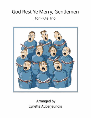 Book cover for God Rest Ye Merry, Gentlemen - Flute Trio