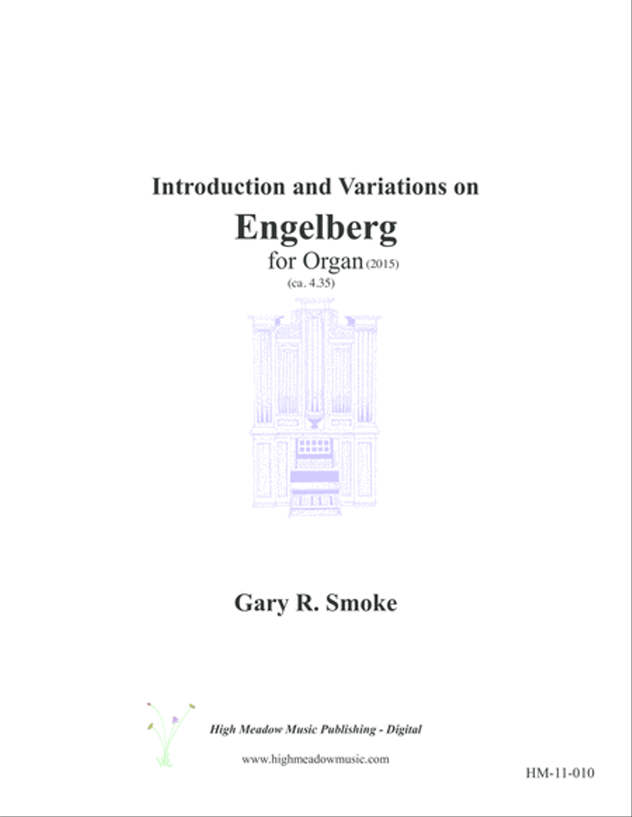 Introduction and Variations on 'Engelberg' Organ Solo scores gallery preview page 1