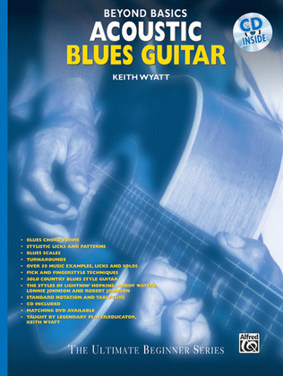 Book cover for Beyond Basics - Acoustic Blues Guitar