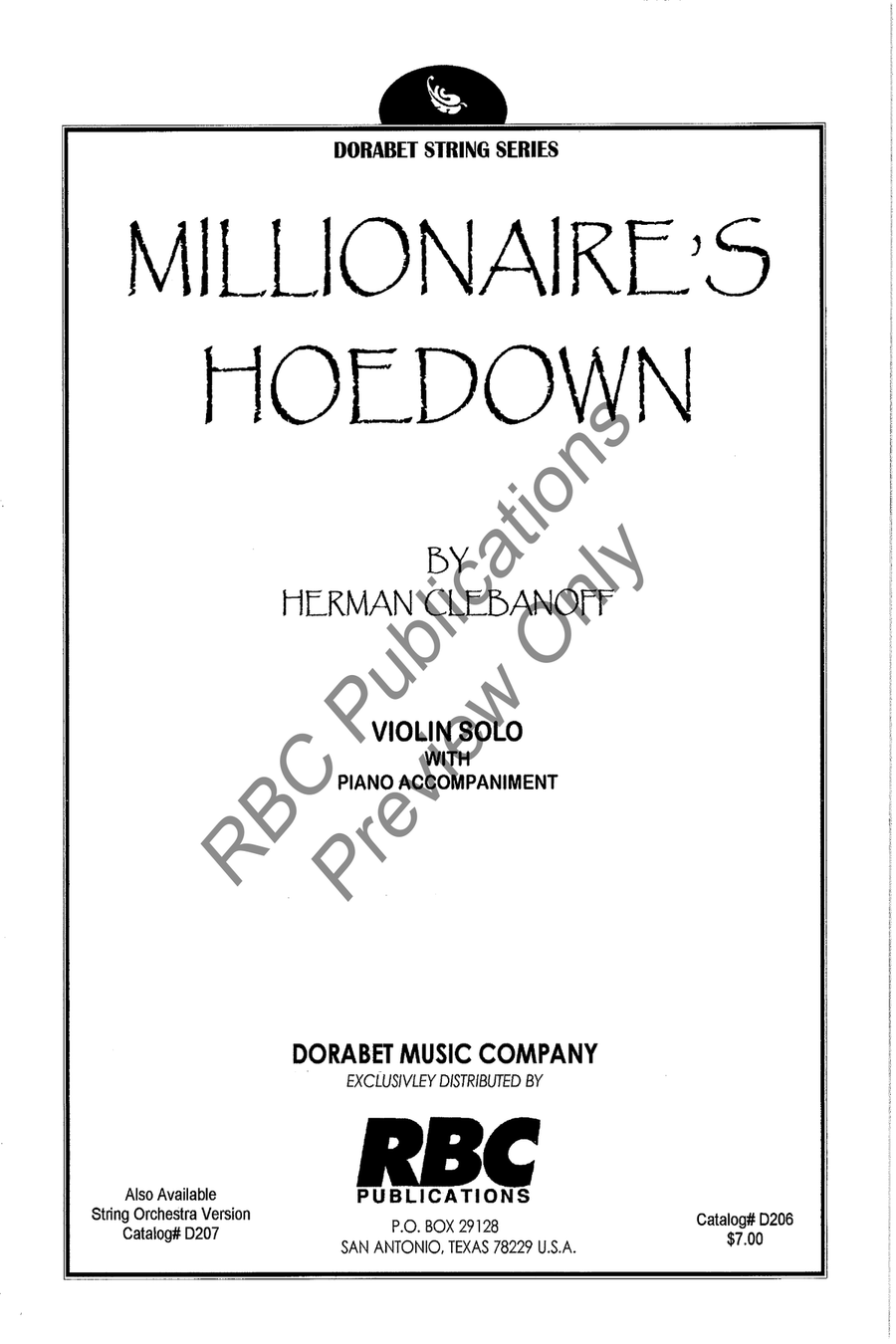 Millionaire's Hoedown Violin Solo Violin Solo scores gallery preview page 2
