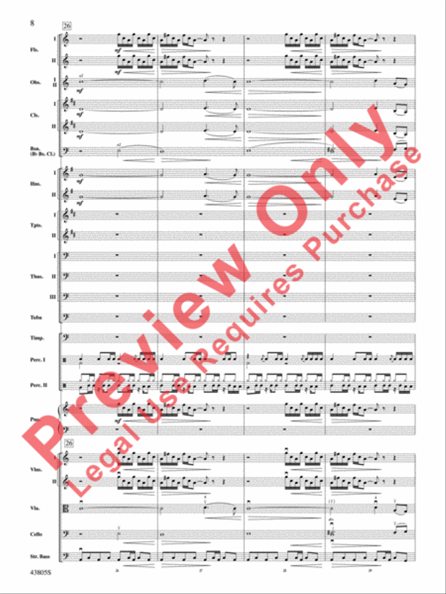 House of Cards (Theme) Full Orchestra scores gallery preview page 9