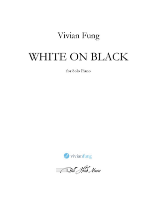 Book cover for White on Black