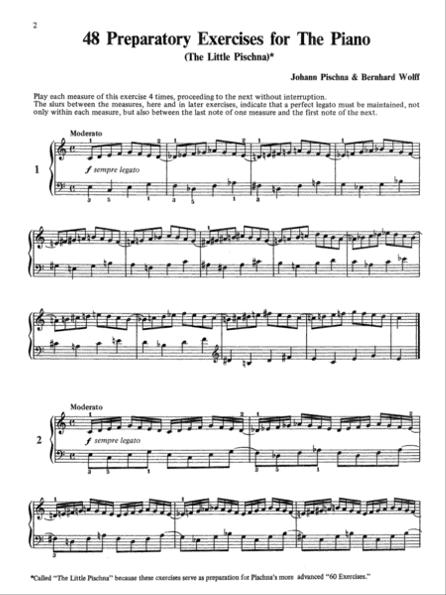 The Little Pischna Piano Solo scores gallery preview page 2