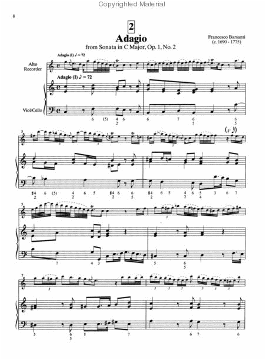 Suzuki Recorder School (Soprano and Alto Recorder), Volume 6 Alto Recorder scores gallery preview page 3