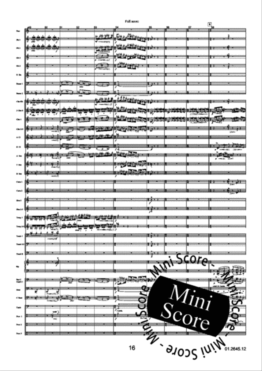 Symphony No. 4 Symphony No. 4 Concert Band scores gallery preview page 20