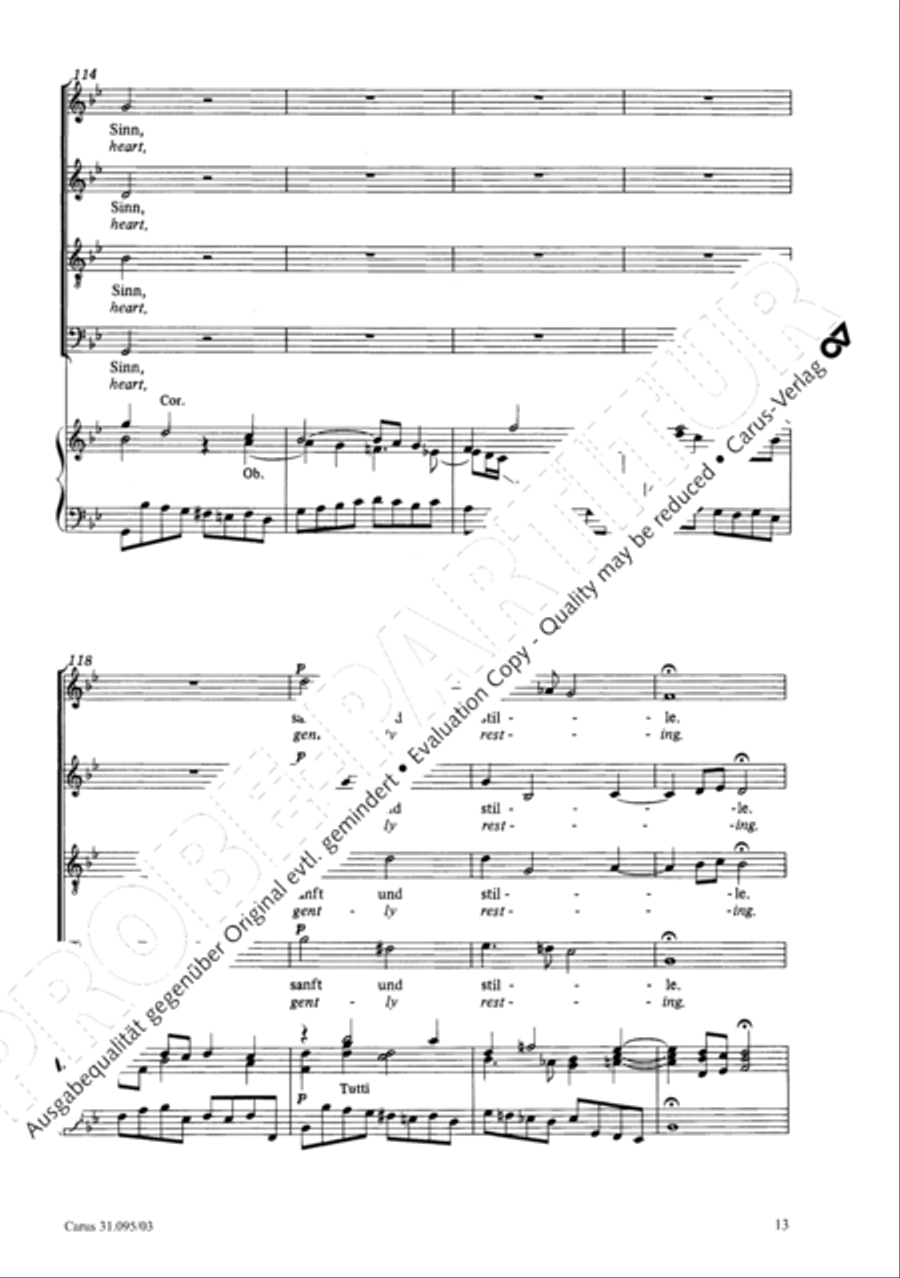 For me to live is Jesus (Christus, der ist mein Leben) STB scores gallery preview page 14
