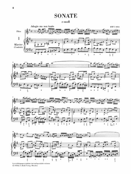 Flute Sonatas – Volume 1