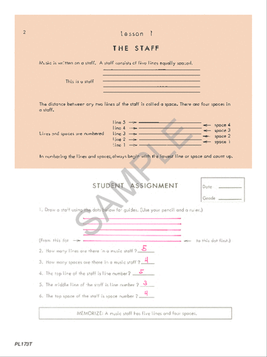 Master Theory Teacher Ans Key Vol 1 Guitar scores gallery preview page 2