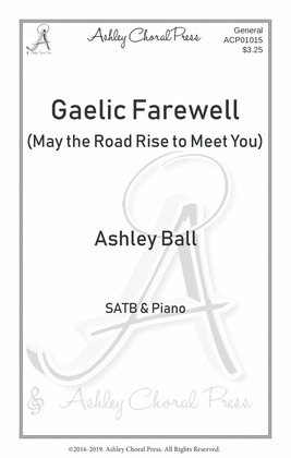 Book cover for Gaelic Farewell, May the road rise to meet you