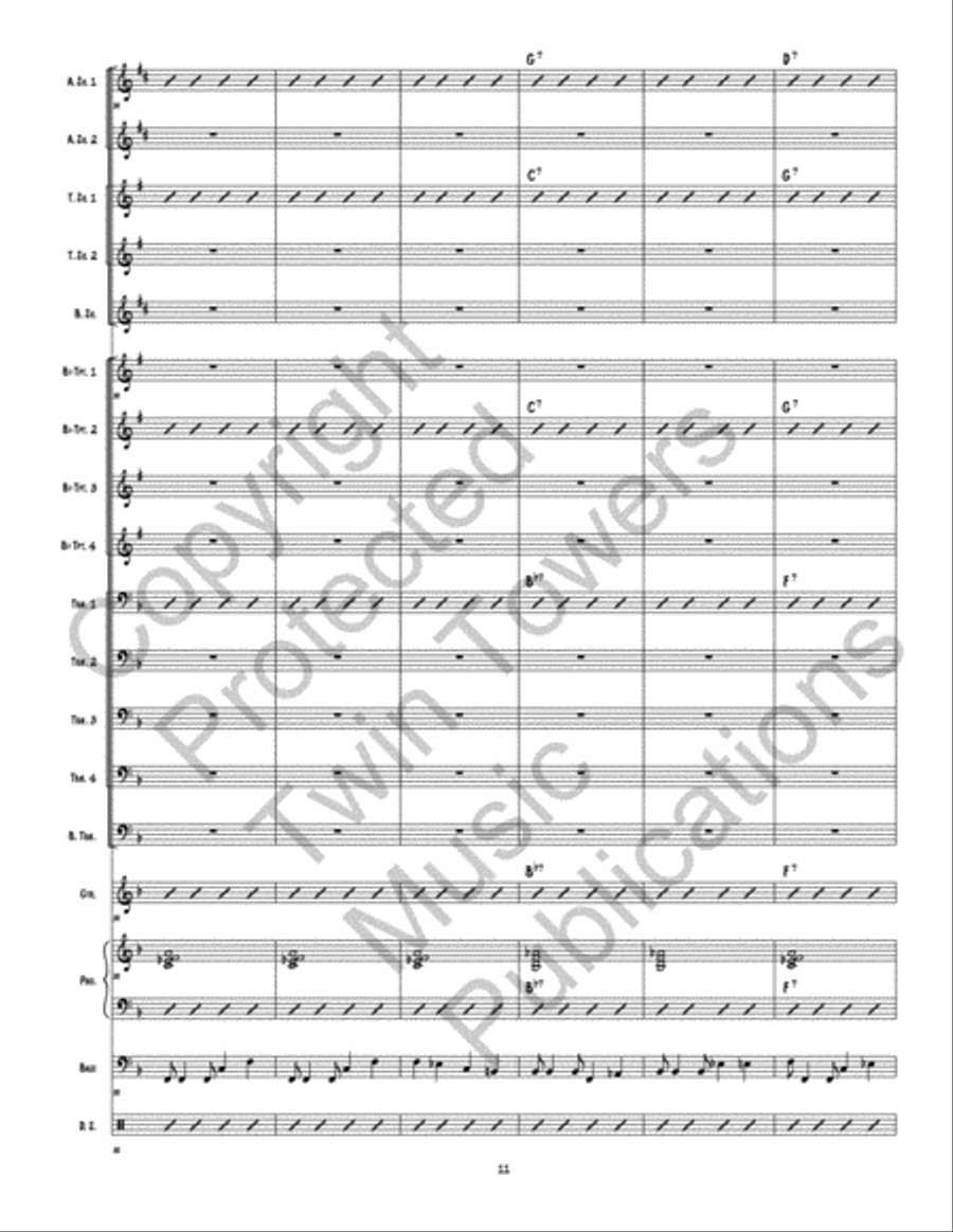 Pocket Aces Pocket Aces Jazz Ensemble scores gallery preview page 12
