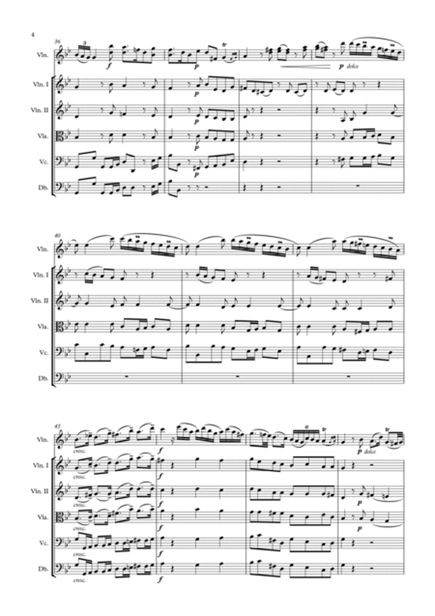 "Didone Abbandonata" Sonata Op.1, Nr.10 (arr. for Violin and Strings)