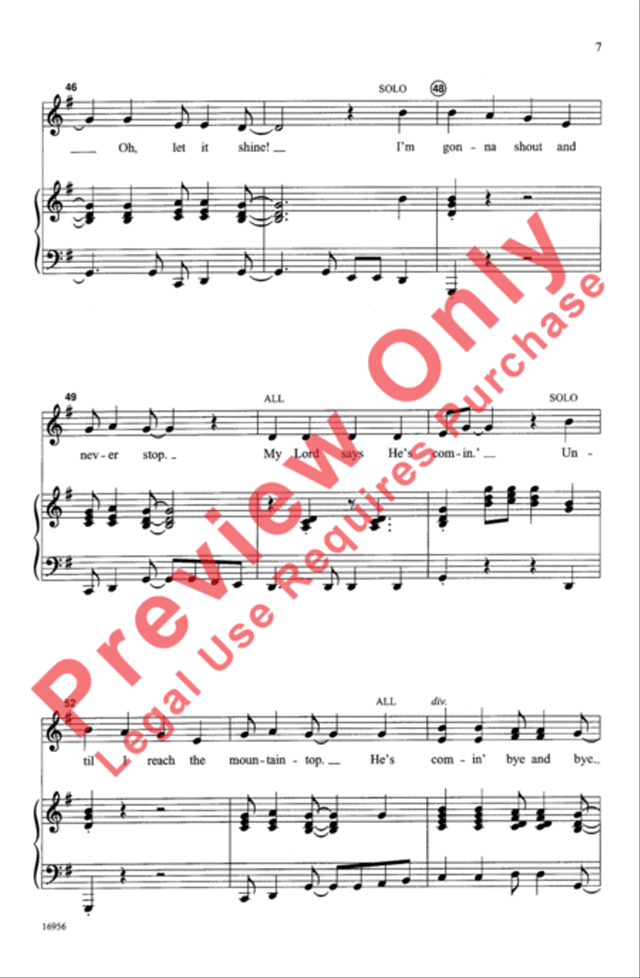 Rise, Shine, Little Light! 2-Part scores gallery preview page 7
