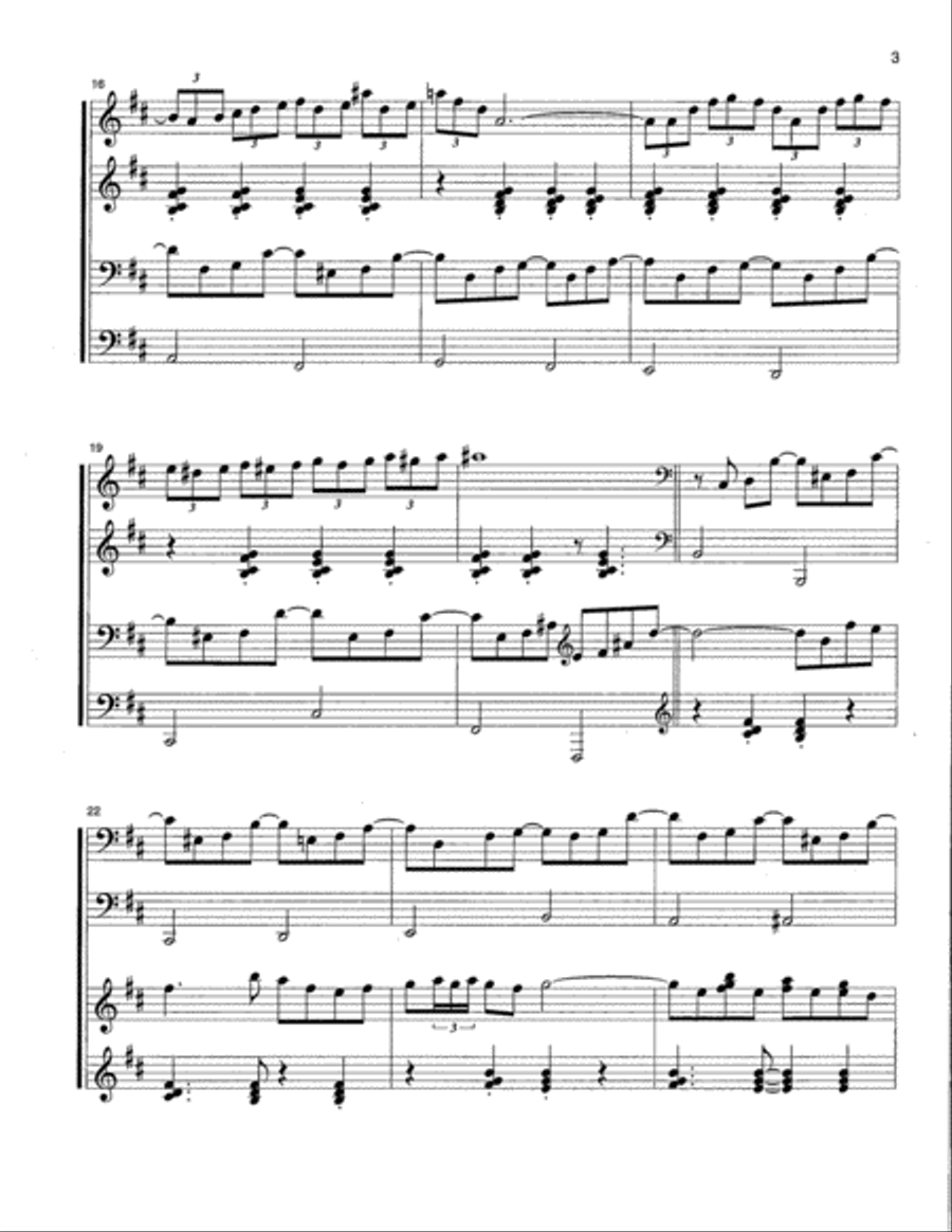 Sonata for Two Harpsichords Sonata for Two Harpsichords Harpsichord scores gallery preview page 3