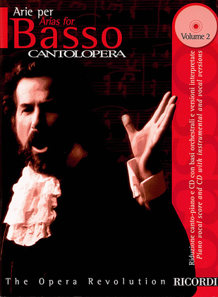 Book cover for Cantolopera: Arias for Bass - Volume 2