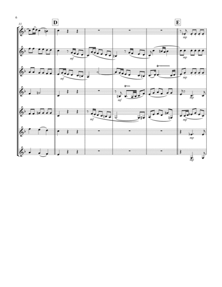 Recordare (from "Requiem") (F) (Violin Septet)