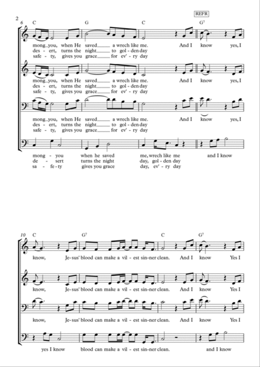 Yes, I Know 4-Part scores gallery preview page 2