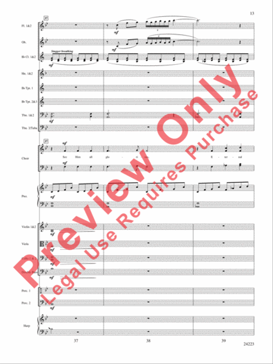 Living Lord Choir scores gallery preview page 14