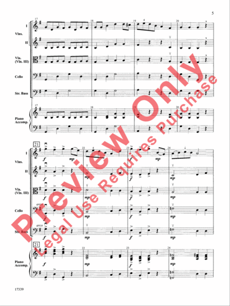 Do-Si-Do String Orchestra scores gallery preview page 6
