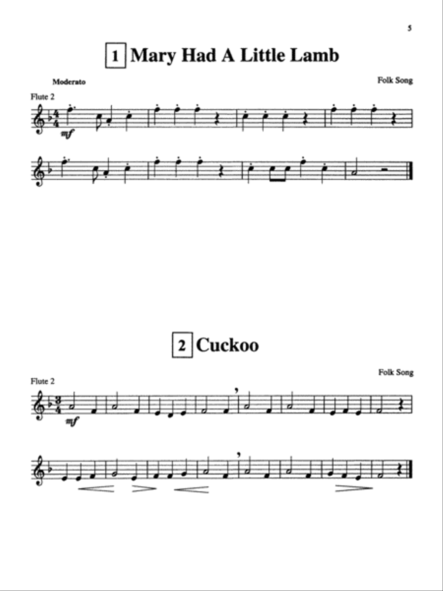 Ensembles for Flute, Volume 1 Flute scores gallery preview page 4