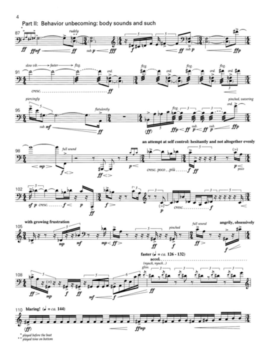 Behavioral Science for trombone solo Trombone Solo scores gallery preview page 11