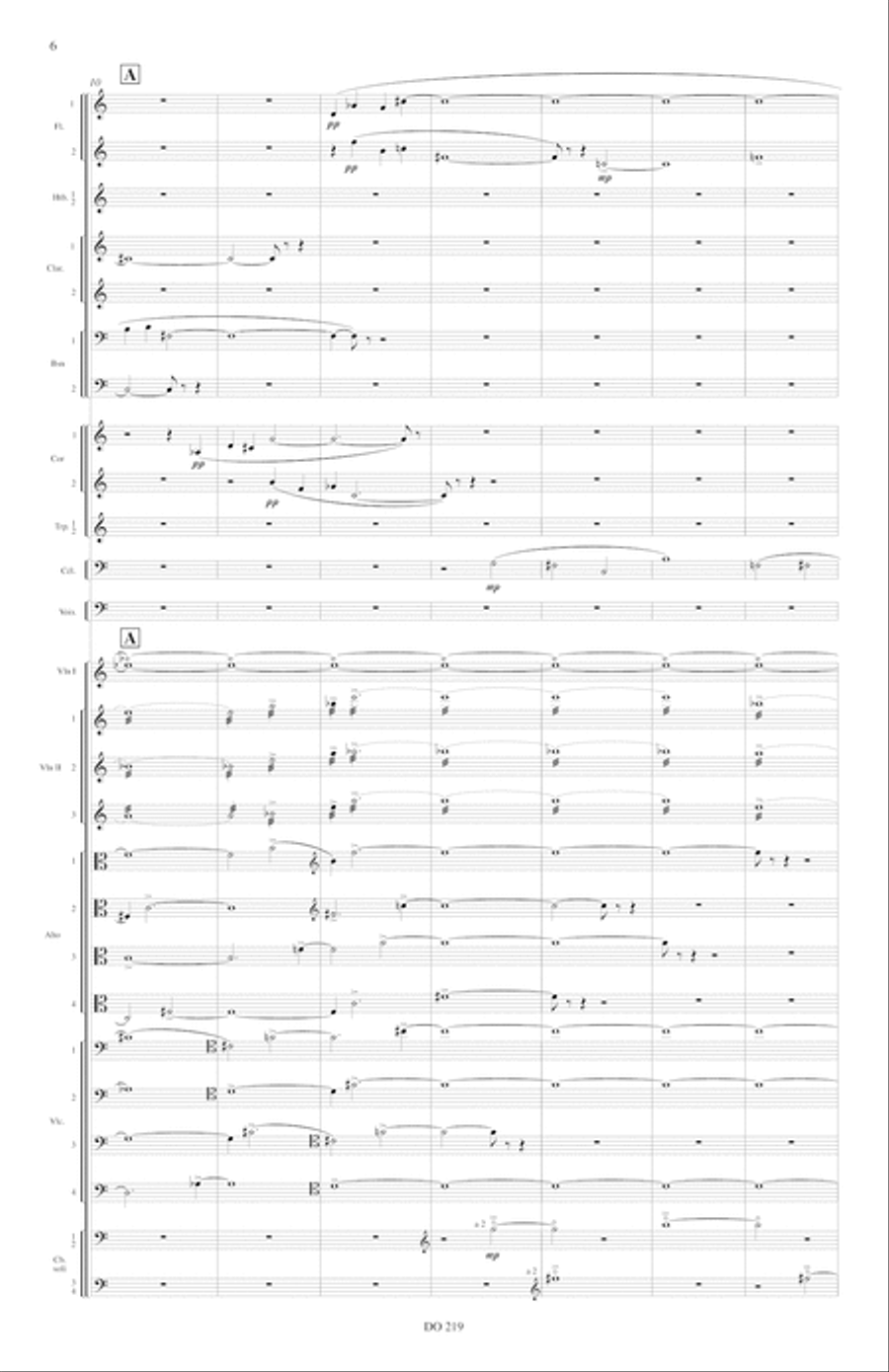 Hiver dans l'âme (baryton) Orchestra scores gallery preview page 6
