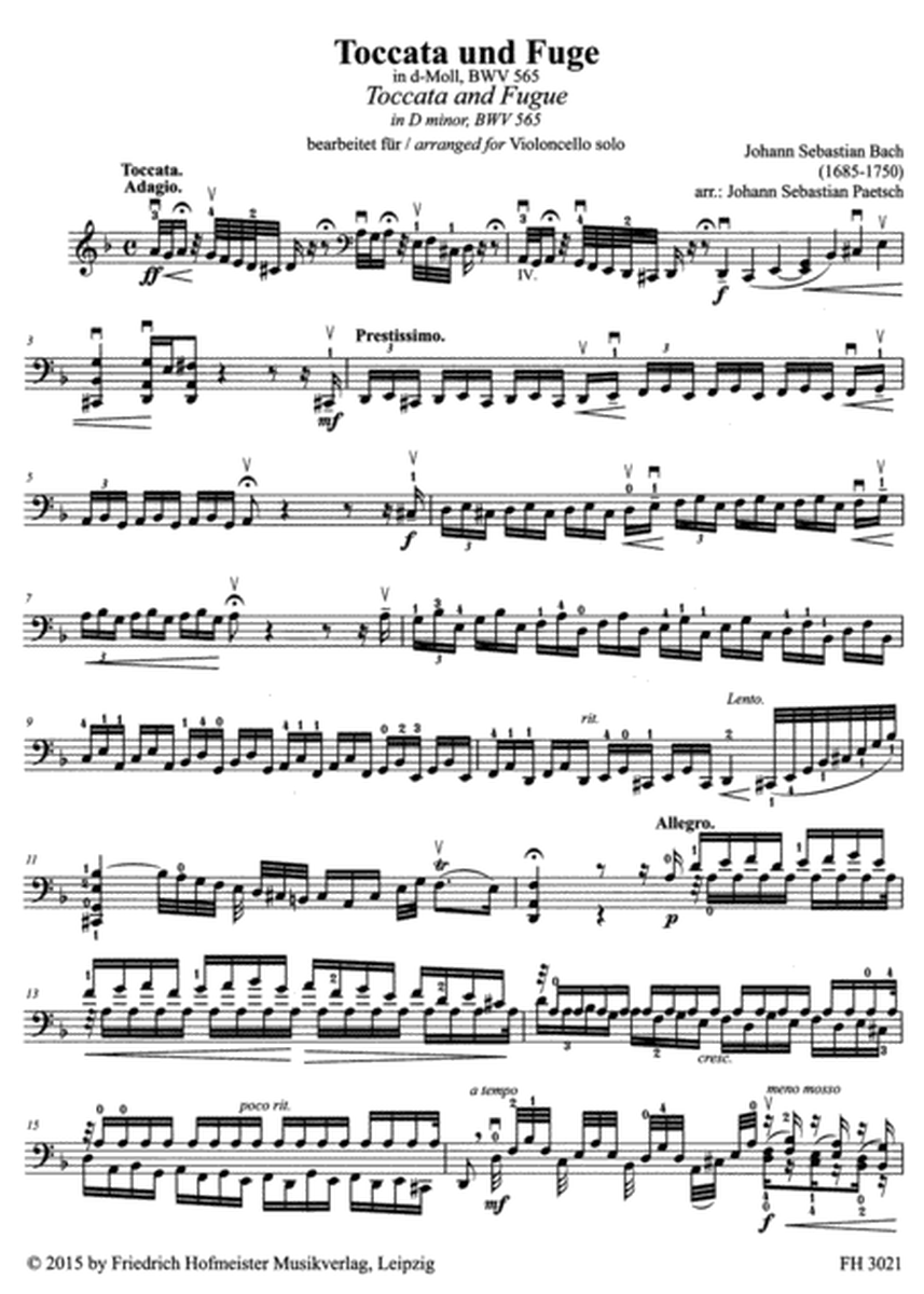3 Stucke aus BWV 565, 903, 1004