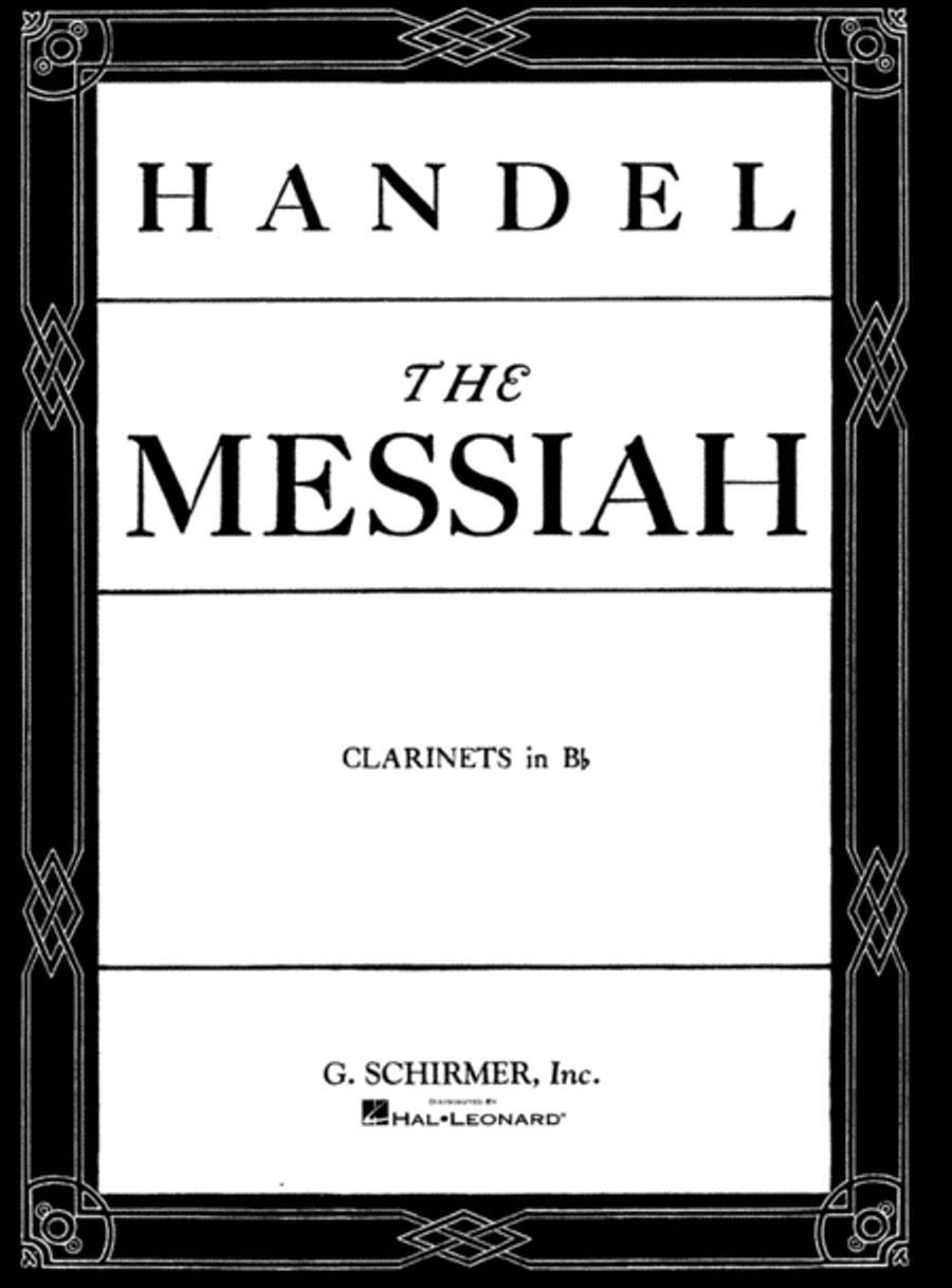 Book cover for Messiah (Oratorio, 1741)