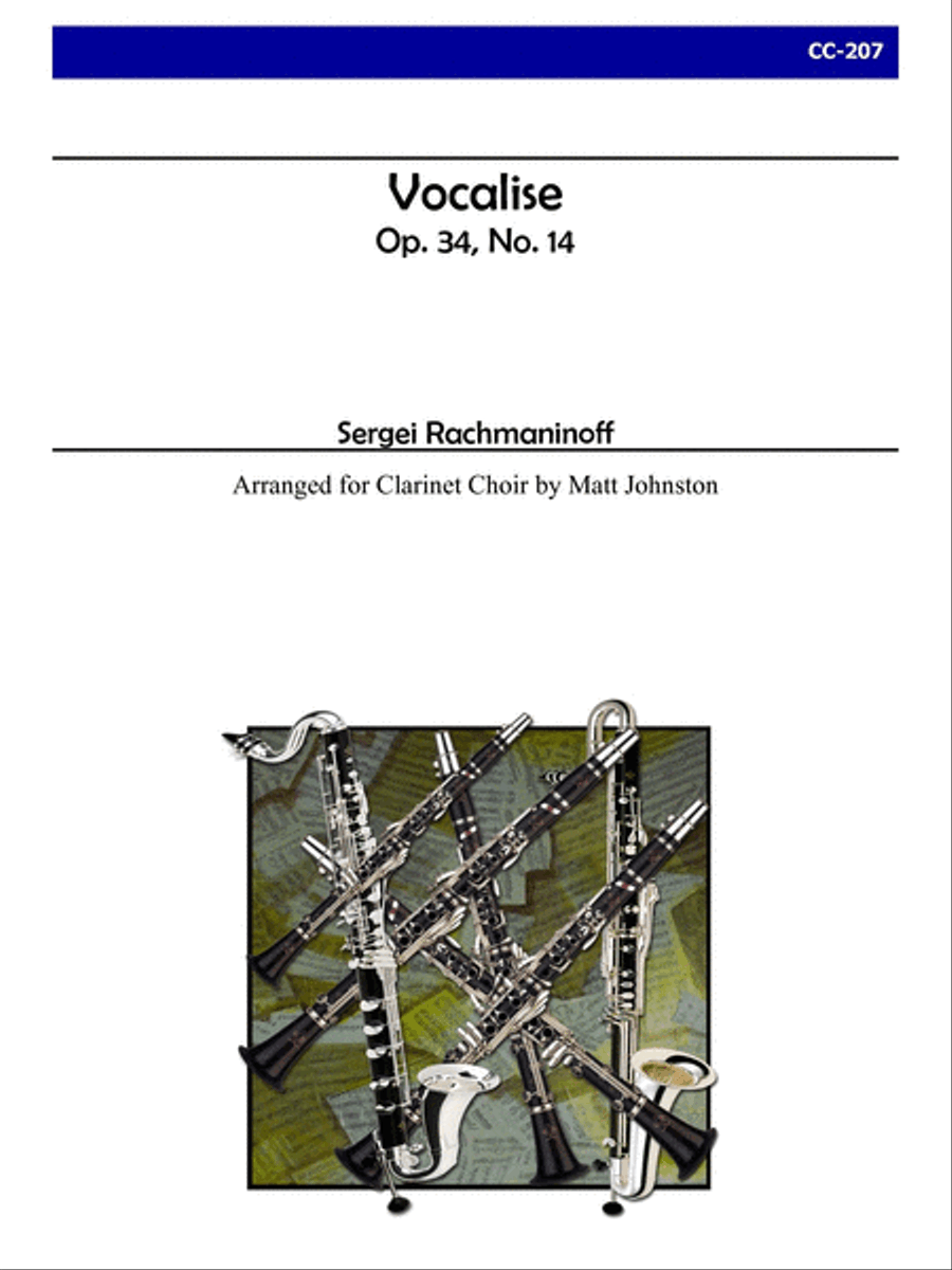 Vocalise for Clarinet Choir Clarinet Choir scores gallery preview page 2
