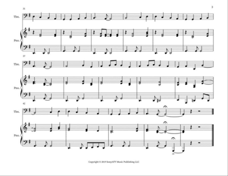 A Song Of Joy Piano scores gallery preview page 3
