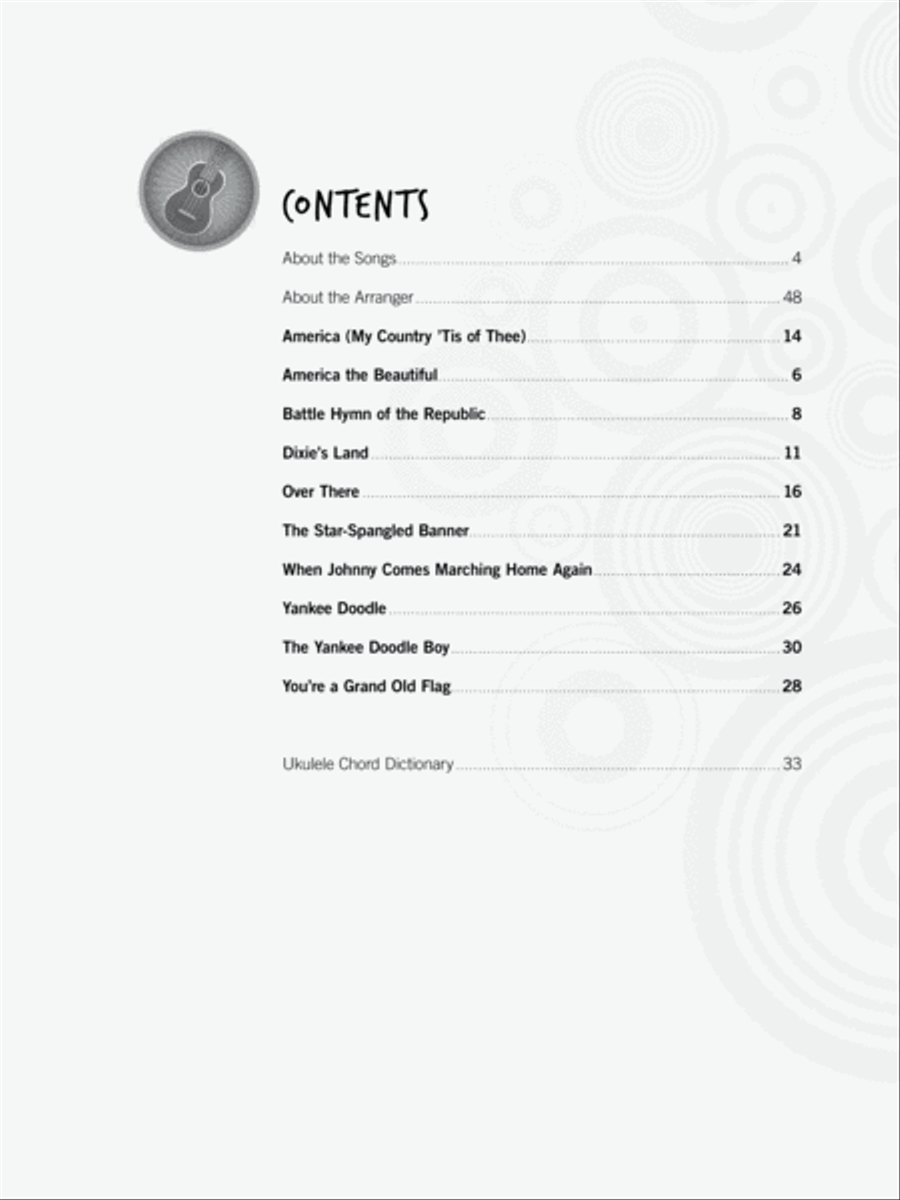 Just for Fun -- Patriotic Songs for Ukulele Ukulele scores gallery preview page 3