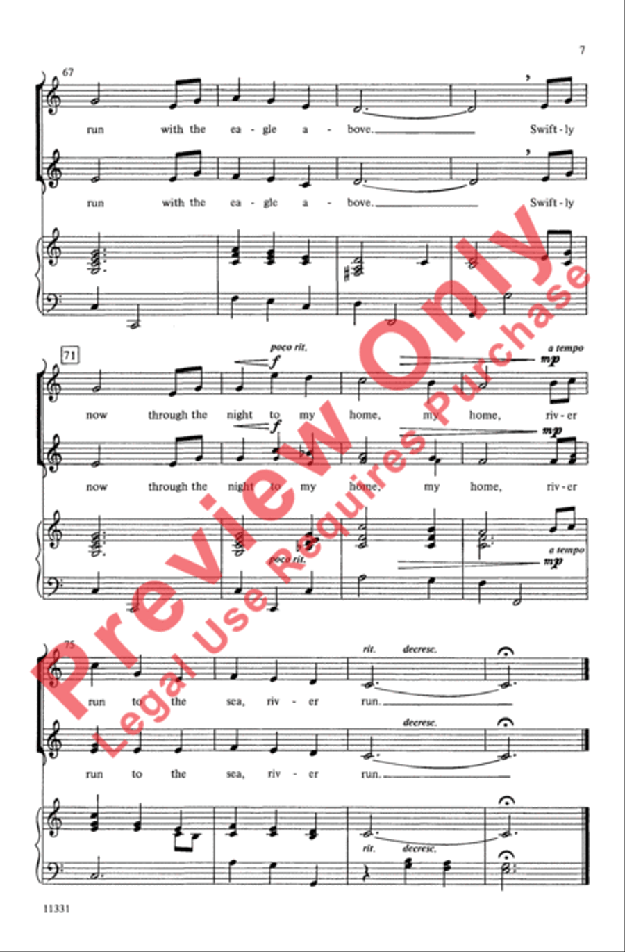 River Run River Run 2-Part scores gallery preview page 7