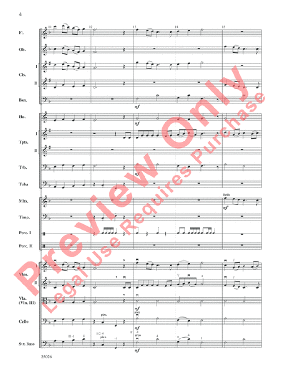 Christmas Comes Again . . . in About Three Minutes Full Orchestra scores gallery preview page 5