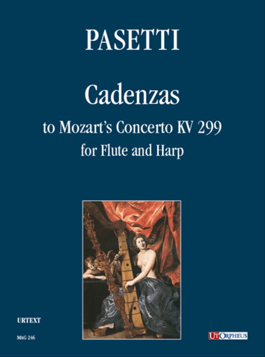 Cadenzas to Mozart’s Concerto KV 299 for Flute and Harp Flute scores gallery preview page 1