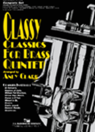 Book cover for Classy Classics for Brass Quintet