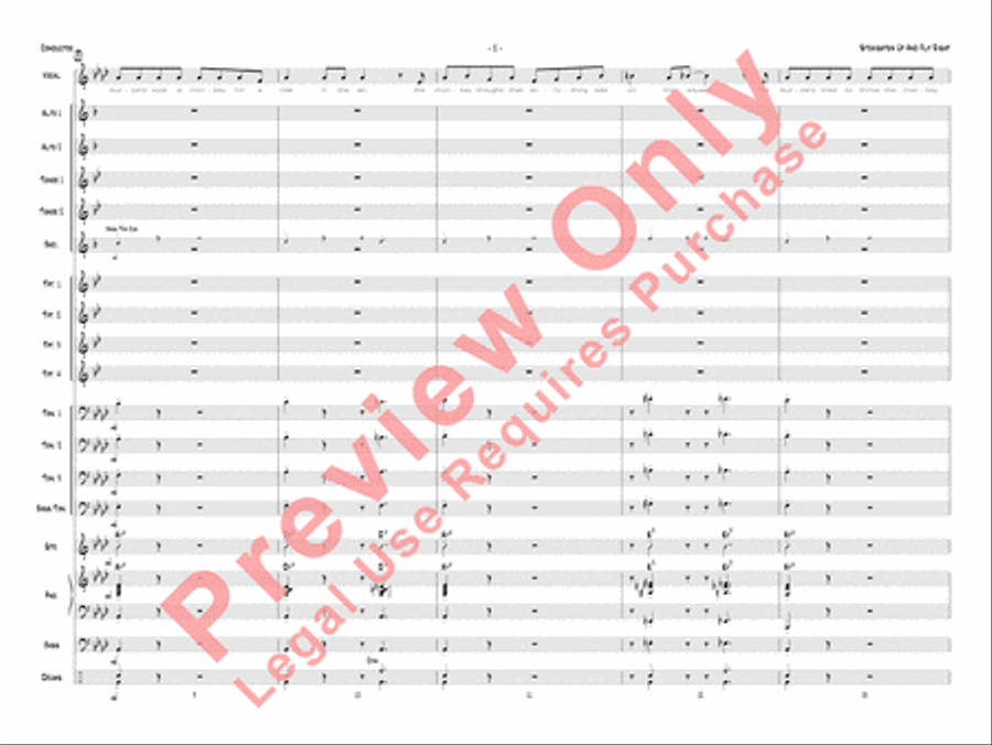 Straighten Up and Fly Right Jazz Ensemble scores gallery preview page 21