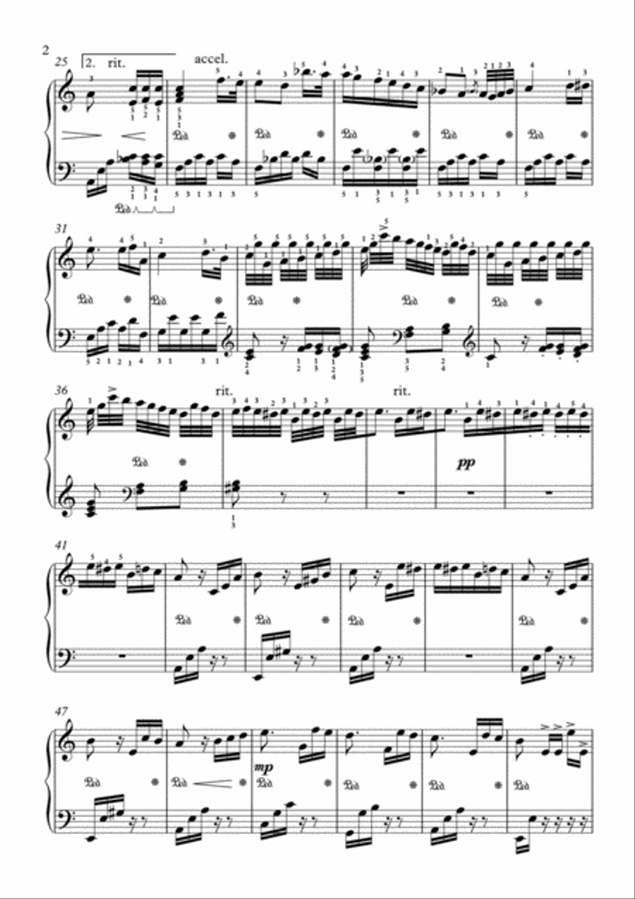 For Elise piano solo Piano Solo scores gallery preview page 2