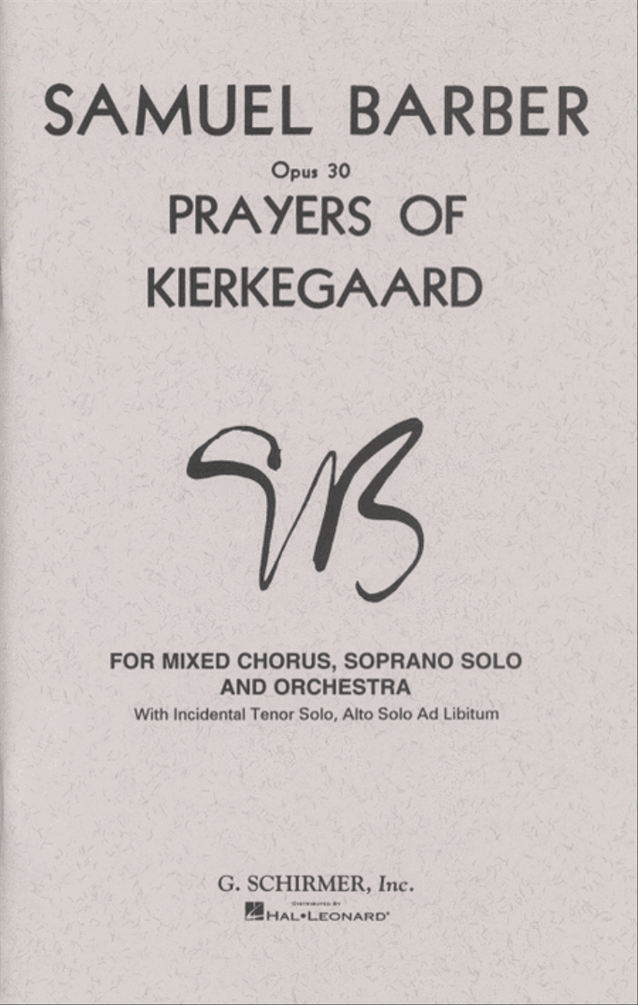 Prayers of Kierkegaard 4-Part scores gallery preview page 1
