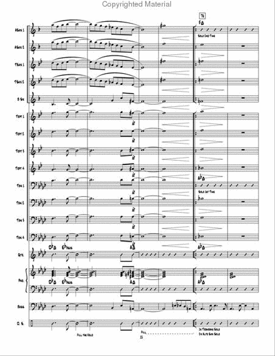 Captiva Island Jazz Ensemble scores gallery preview page 16