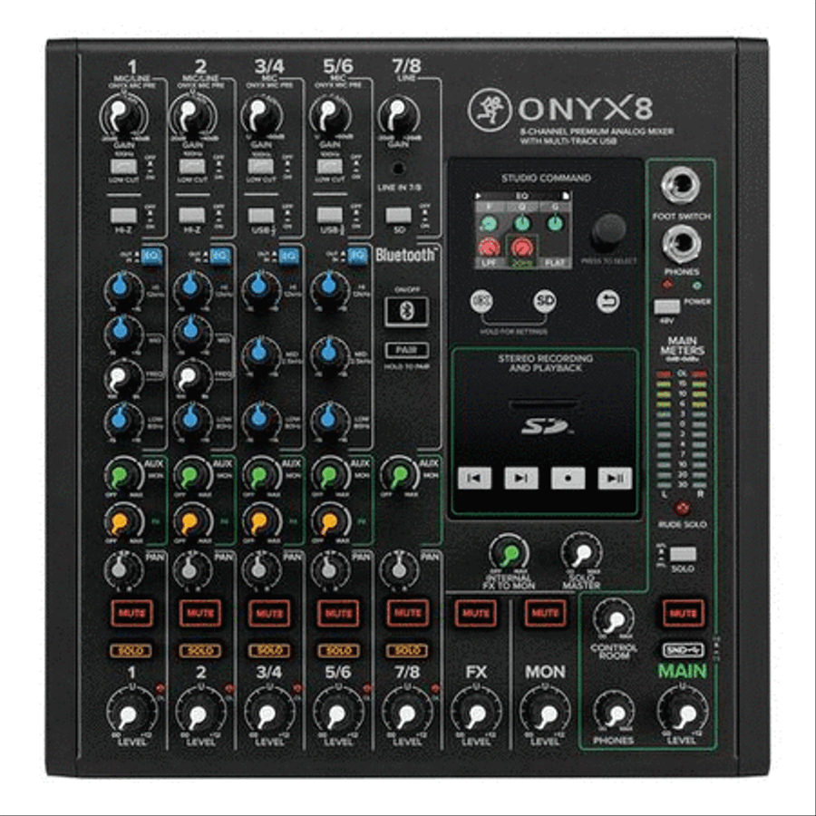 Onyx8 8-Channel Premium Analog USB Mixer School and Community scores gallery preview page 2