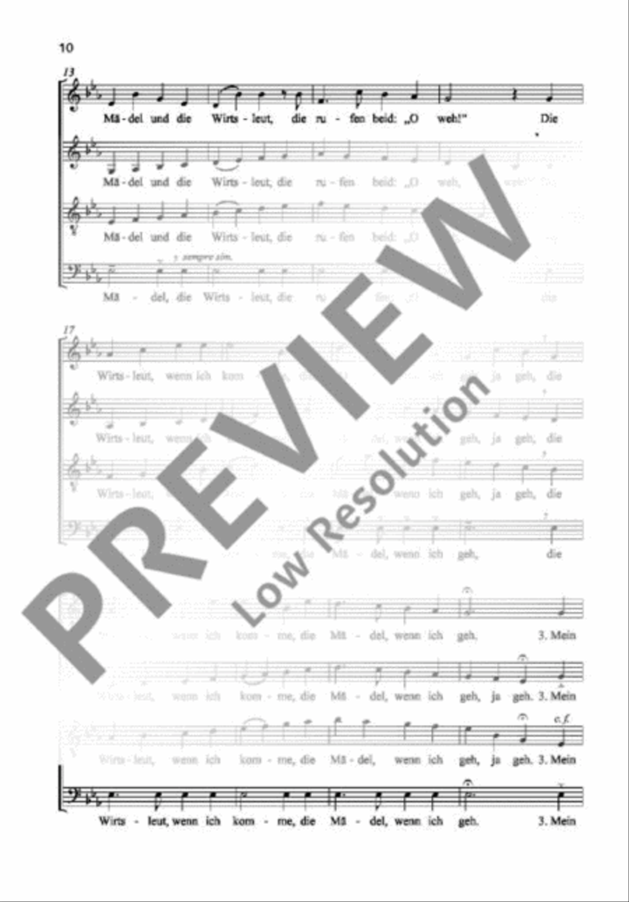 Ein Heller und ein Batzen 4-Part scores gallery preview page 3