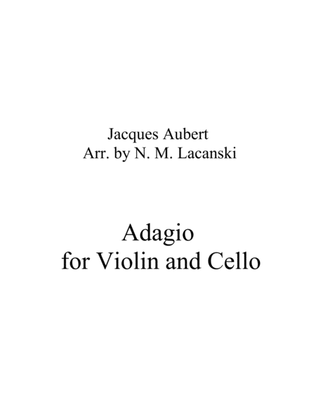 Book cover for Adagio for Violin and Cello