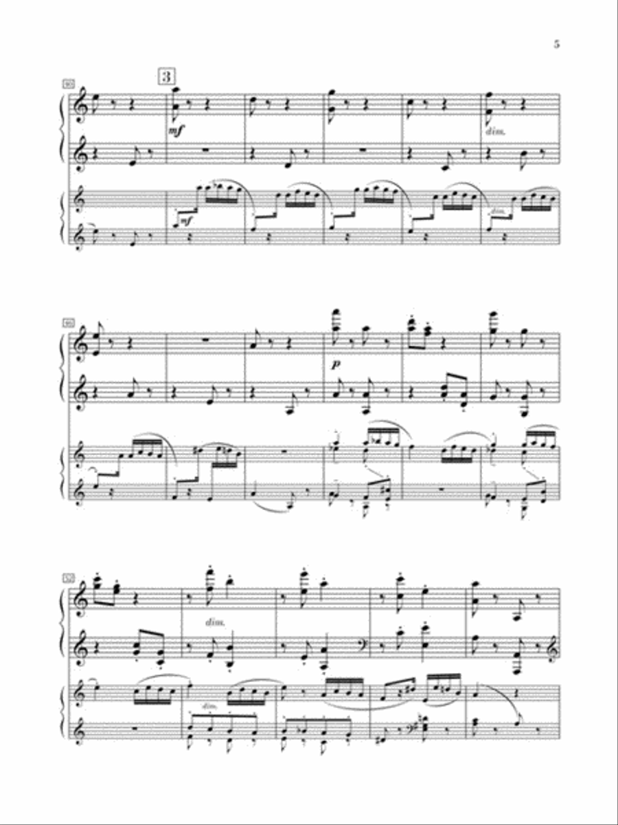 Rachmaninov – Rhapsody on a Theme of Paganini Piano Solo scores gallery preview page 3