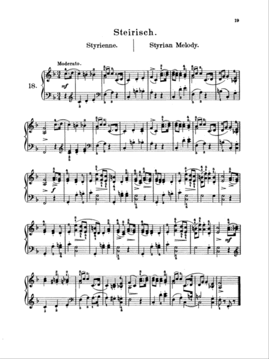 Köhler: Children's Album, Op. 210 Piano Solo scores gallery preview page 1